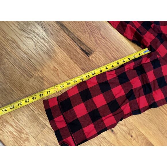 Men's Big & Tall Size 2XL Red Buffalo Check Flannel Pajama Set - Wondershop™ NEW - Picture 4 of 16